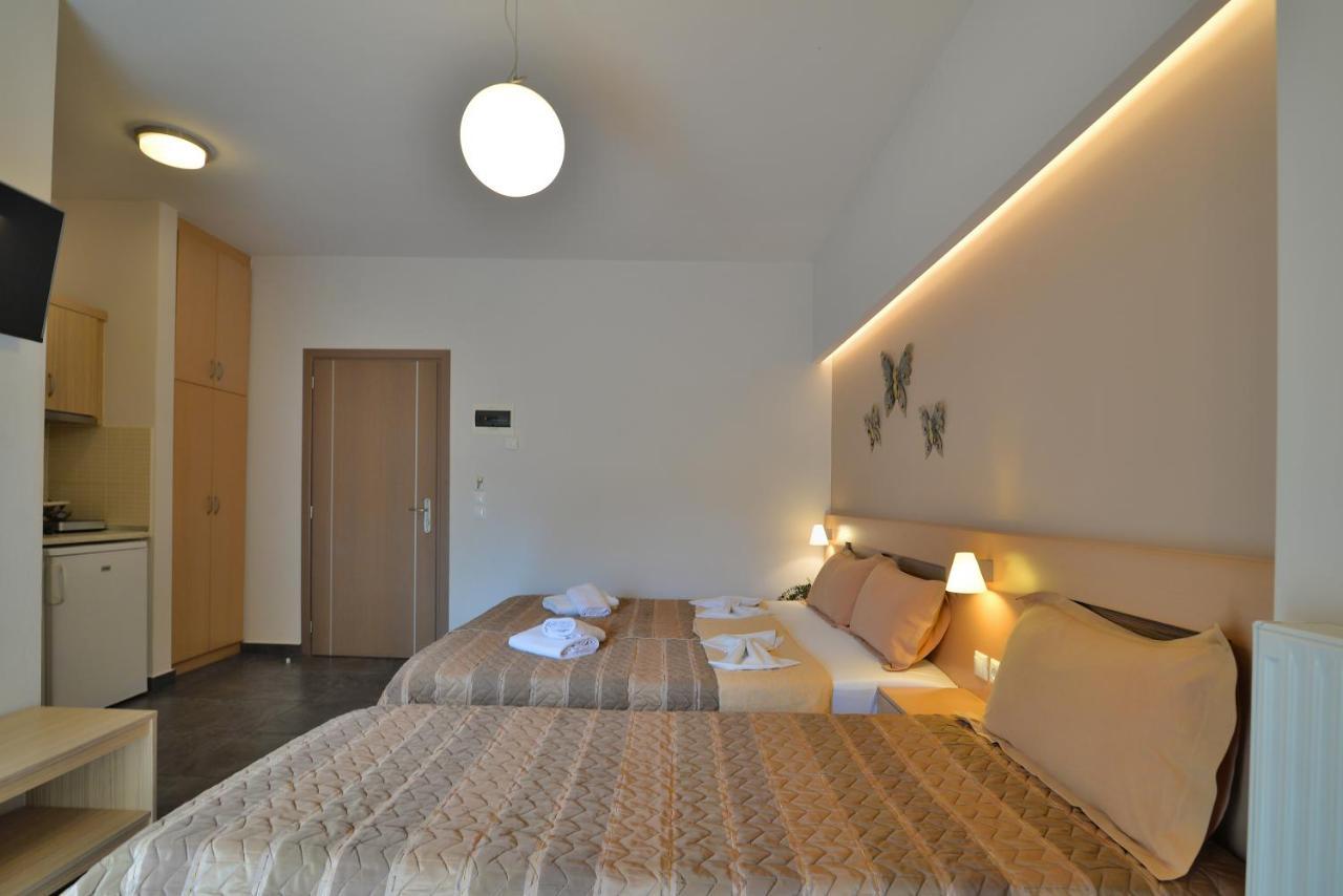 Aigli Rooms Leptokaryá Exterior foto