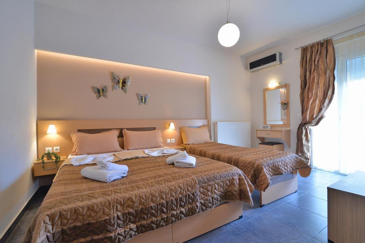Aigli Rooms Leptokaryá Exterior foto